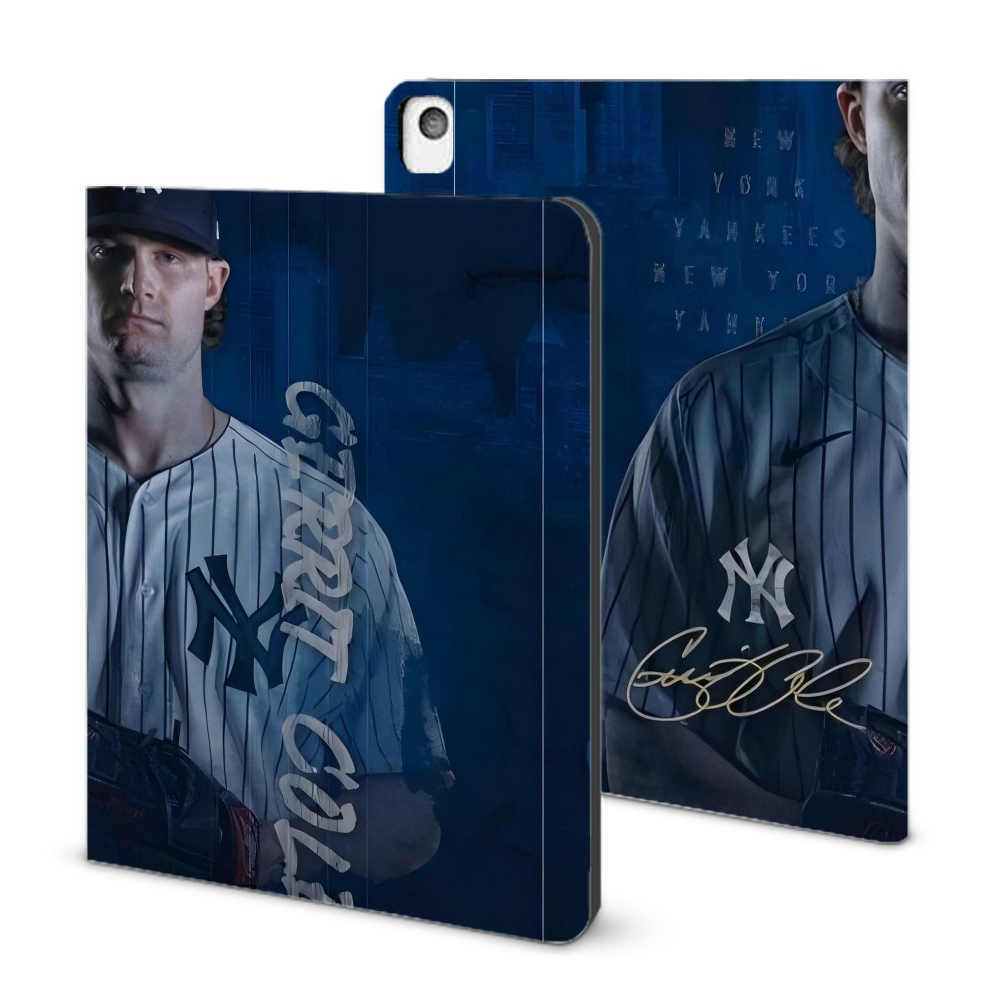 Gerrit Cole 19 IPad Book-Style Case With Pencil Slot – Slim PU & TPU Cover – Full Protection, Precise Fit, Water & Scratch Resistant